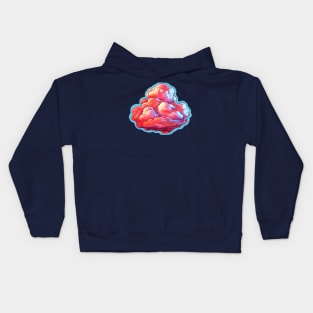 Aesthetic pink cloud Kids Hoodie